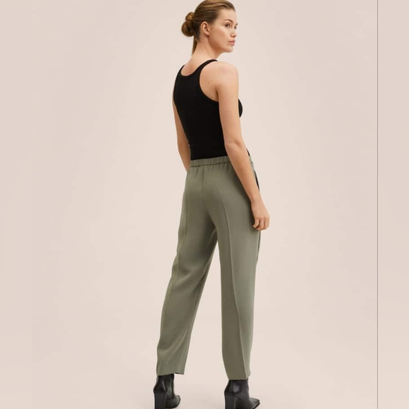 MANGO pull on suit pants - Picture 4 of 5